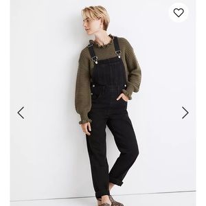 Straight-Leg Overalls in Lunar Wash